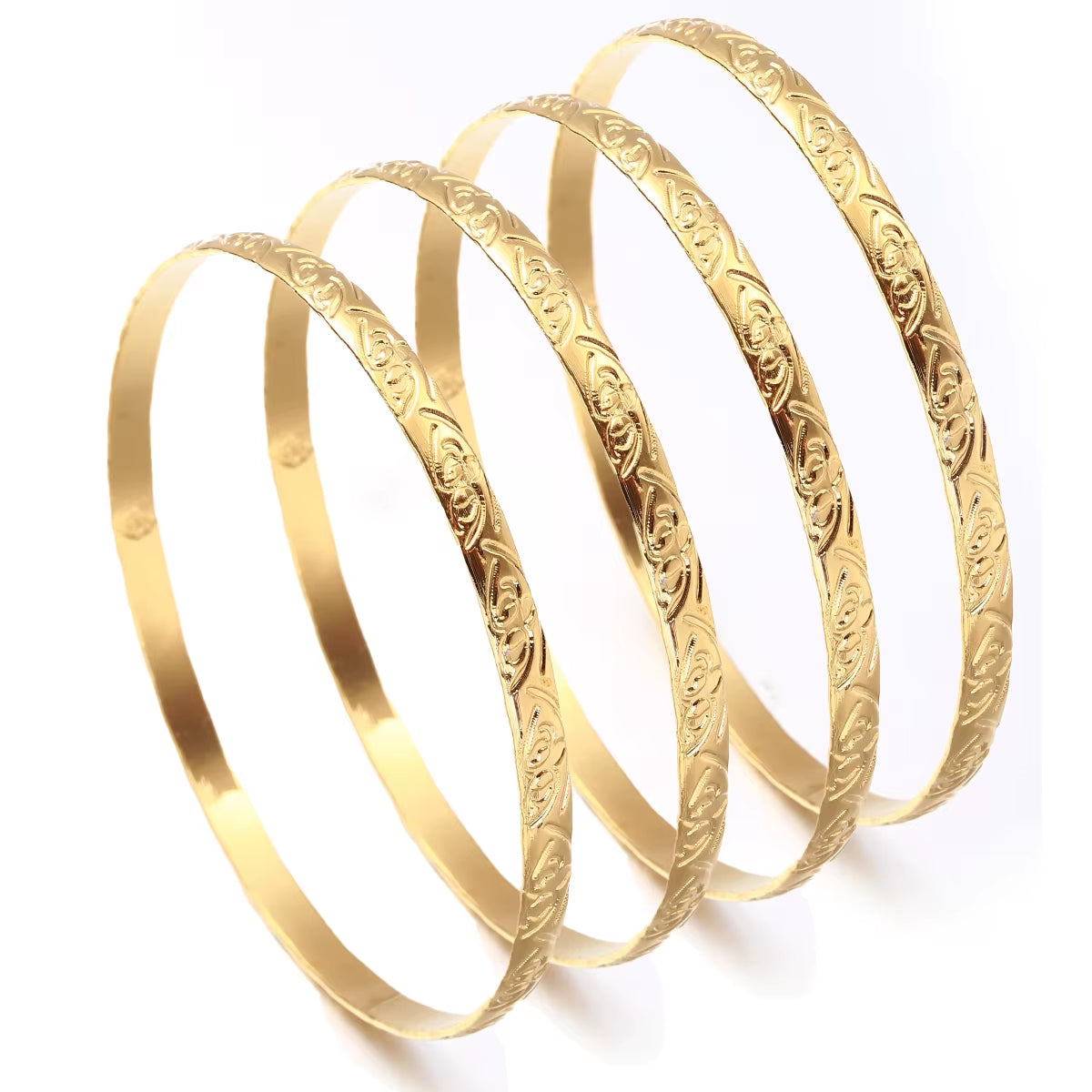Dubai Bangles for Women Indian African Bracelets Charm Wedding Ethiopian Arabic Hand Jewelry