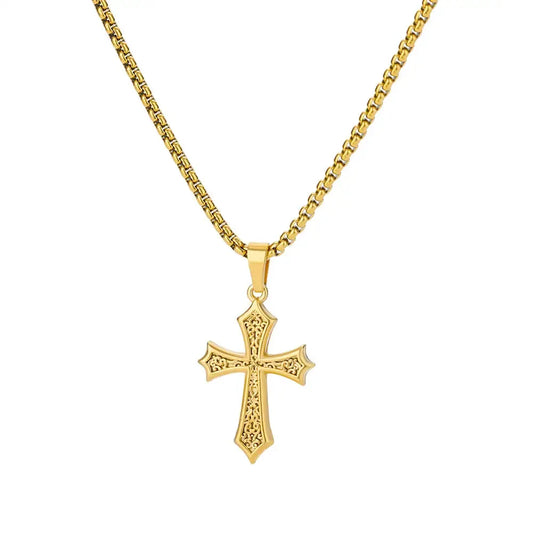 Gold Cross Necklace