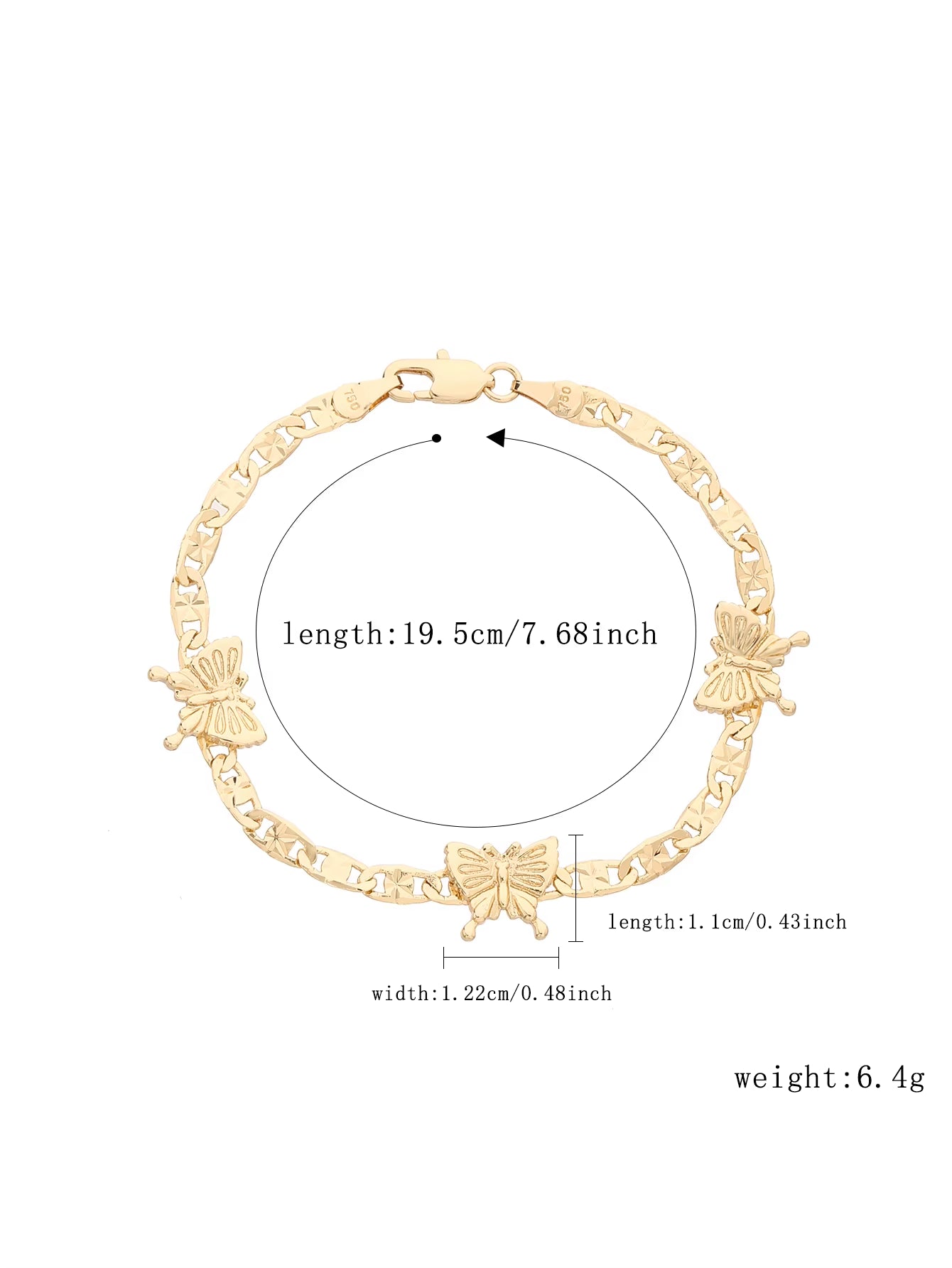 2024 New Women Jewelry Butterfly Classic Bracelet Wedding Party Gift